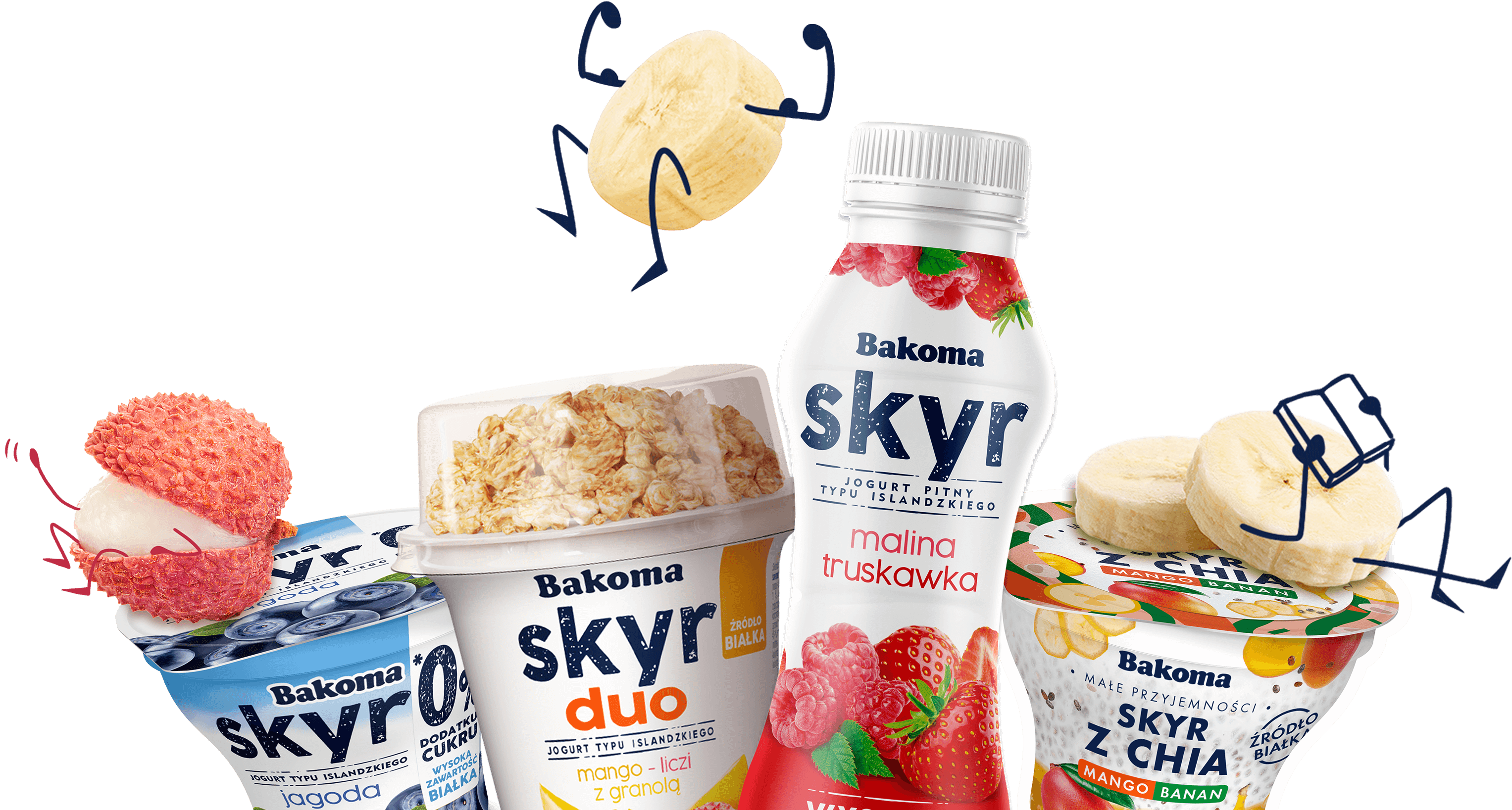 Jogurty Bakoma Skyr